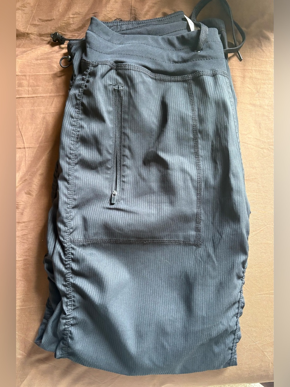 Marika Charcoal Ribbed Activewear Skirt